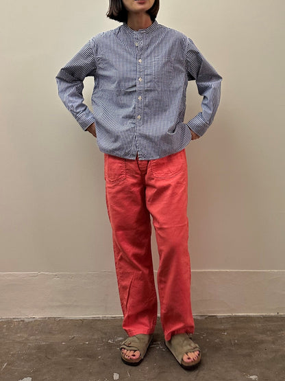 スタンドカラーワークシャツ / Stand collar work shirt