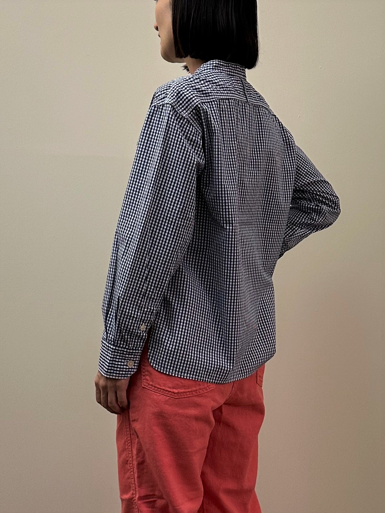 スタンドカラーワークシャツ / Stand collar work shirt