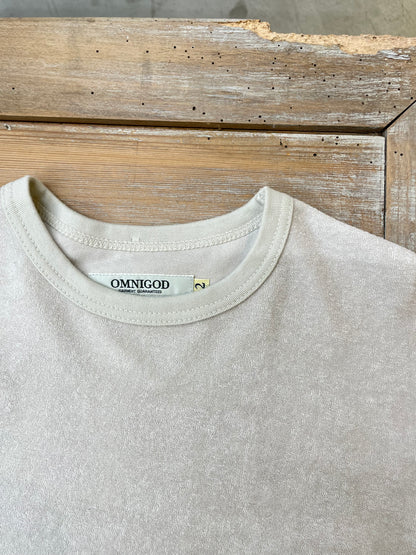 パイルクルーネックTシャツ / Pile Crew neck T-shirt
