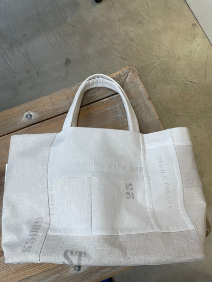 ARTEPOVERA ユーズドフランスシーツバック L / Used France Sheets Bag L