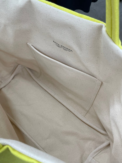 ARTEPOVERA インドコットンストライプバッグ L / India cotton stripe Bag L