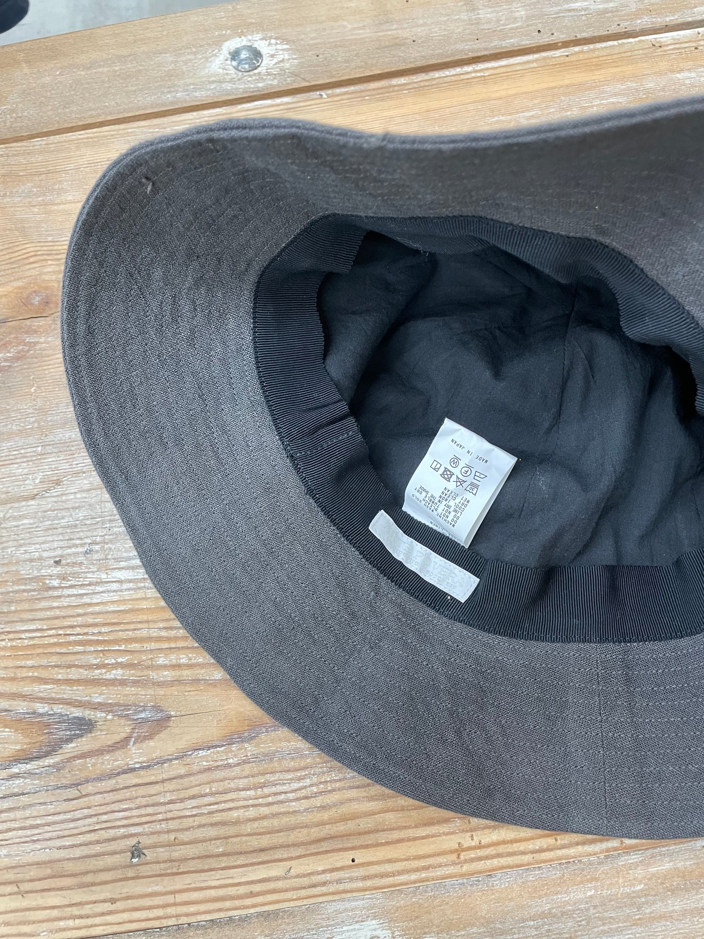 ARTEPOVERA  リネンキャンバス６枚ハギラウンドハット / Linen canvas Round Hat