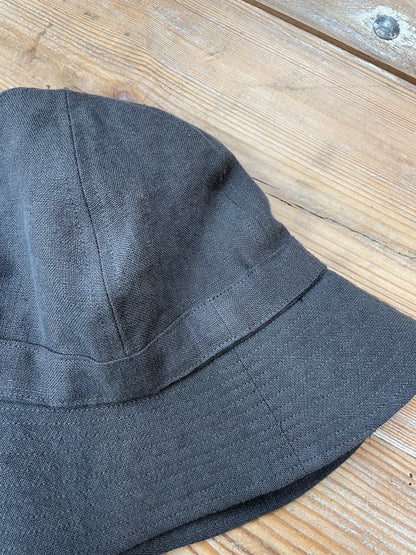 ARTEPOVERA  リネンキャンバス６枚ハギラウンドハット / Linen canvas Round Hat