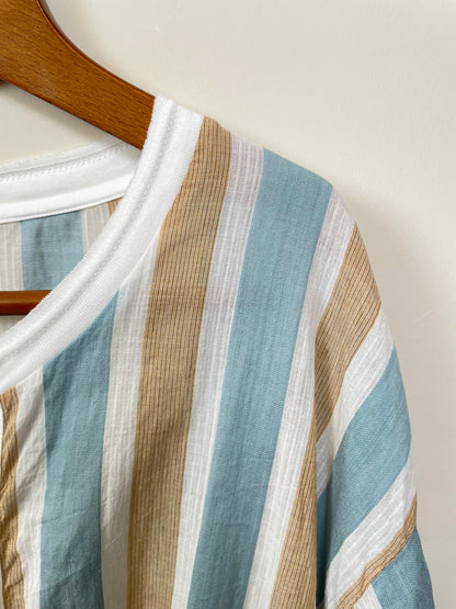 ARTEPOVERA インドコットンストライプカーデ / India cotton stripe cardigan