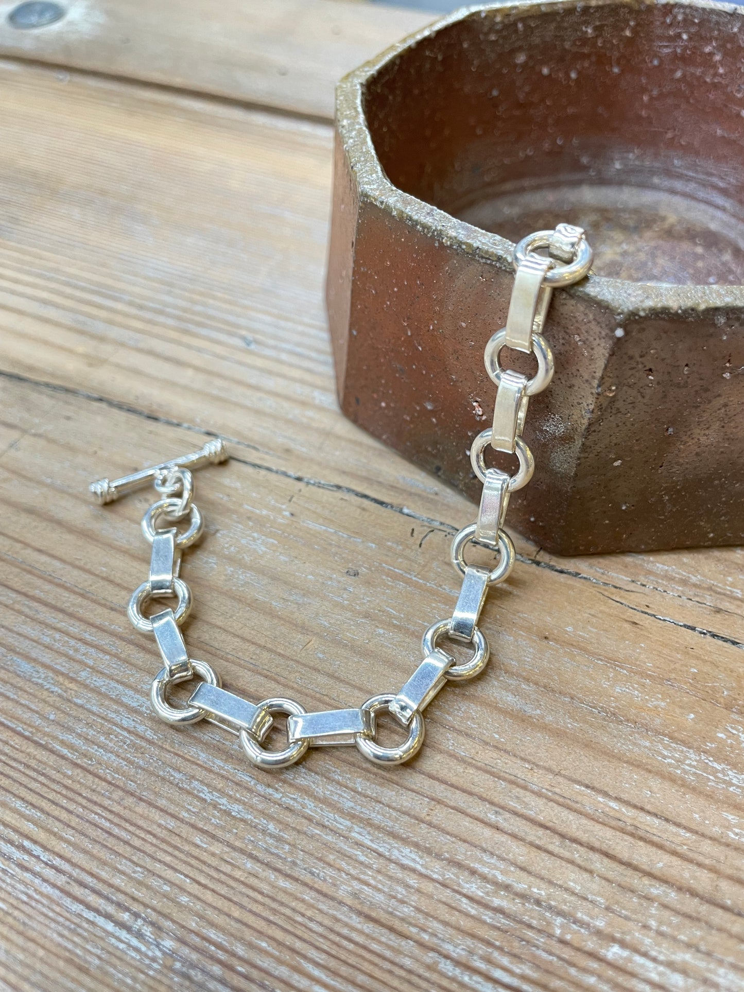メキシコアンティークシルバーブレスレット/ Mexico Antique silver Bracelet