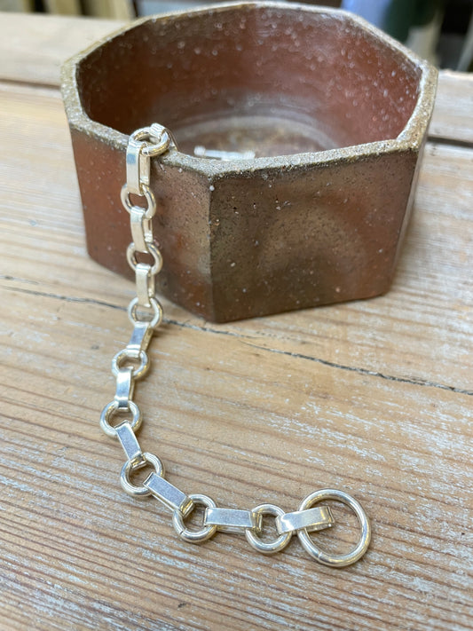 メキシコアンティークシルバーブレスレット/ Mexico Antique silver Bracelet