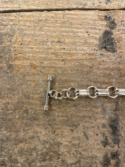 メキシコアンティークシルバーブレスレット/ Mexico Antique silver Bracelet