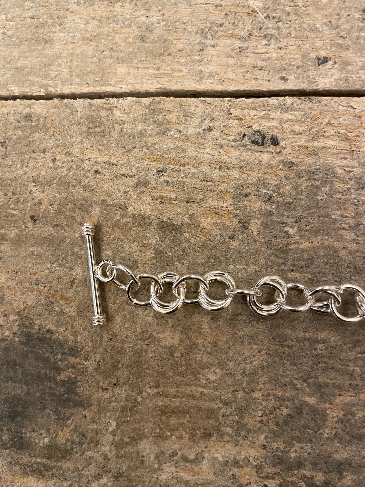 メキシコアンティークシルバーブレスレット/ Mexico Antique silver Bracelet