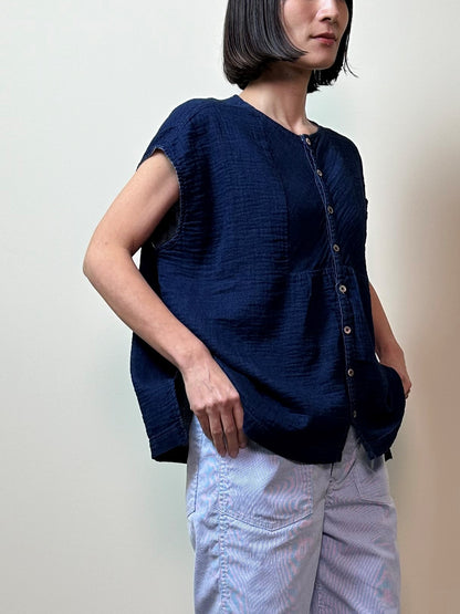 アトリエフレンチスリーブシャツ / Atlier french sleeves shirt