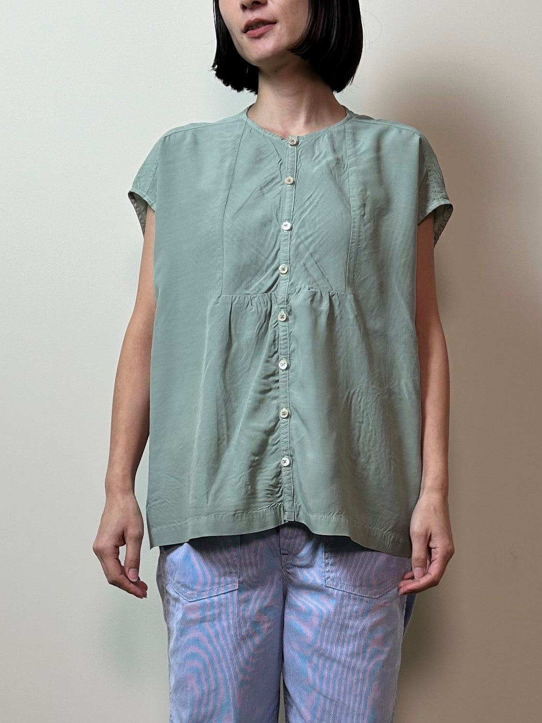 アトリエフレンチスリーブシャツ / Atelier french sleeves shirt