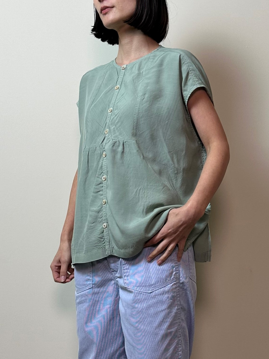 アトリエフレンチスリーブシャツ / Atelier french sleeves shirt