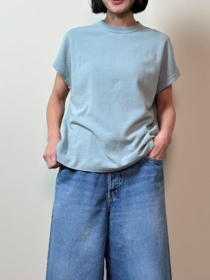 KL FRIES French sleeves T-SHIRT / KL フライスフレンチスリーブTシャツ