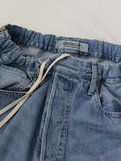 5P イージールーズジーンズ ユーズドウォッシュ/ 5P easy loose jeans Used wash