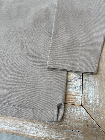 チューブボートネックマニッシュシャツ / Boat neck mannish Tube shirt