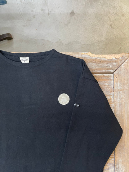 チューブボートネックマニッシュシャツ / Boat neck mannish Tube shirt