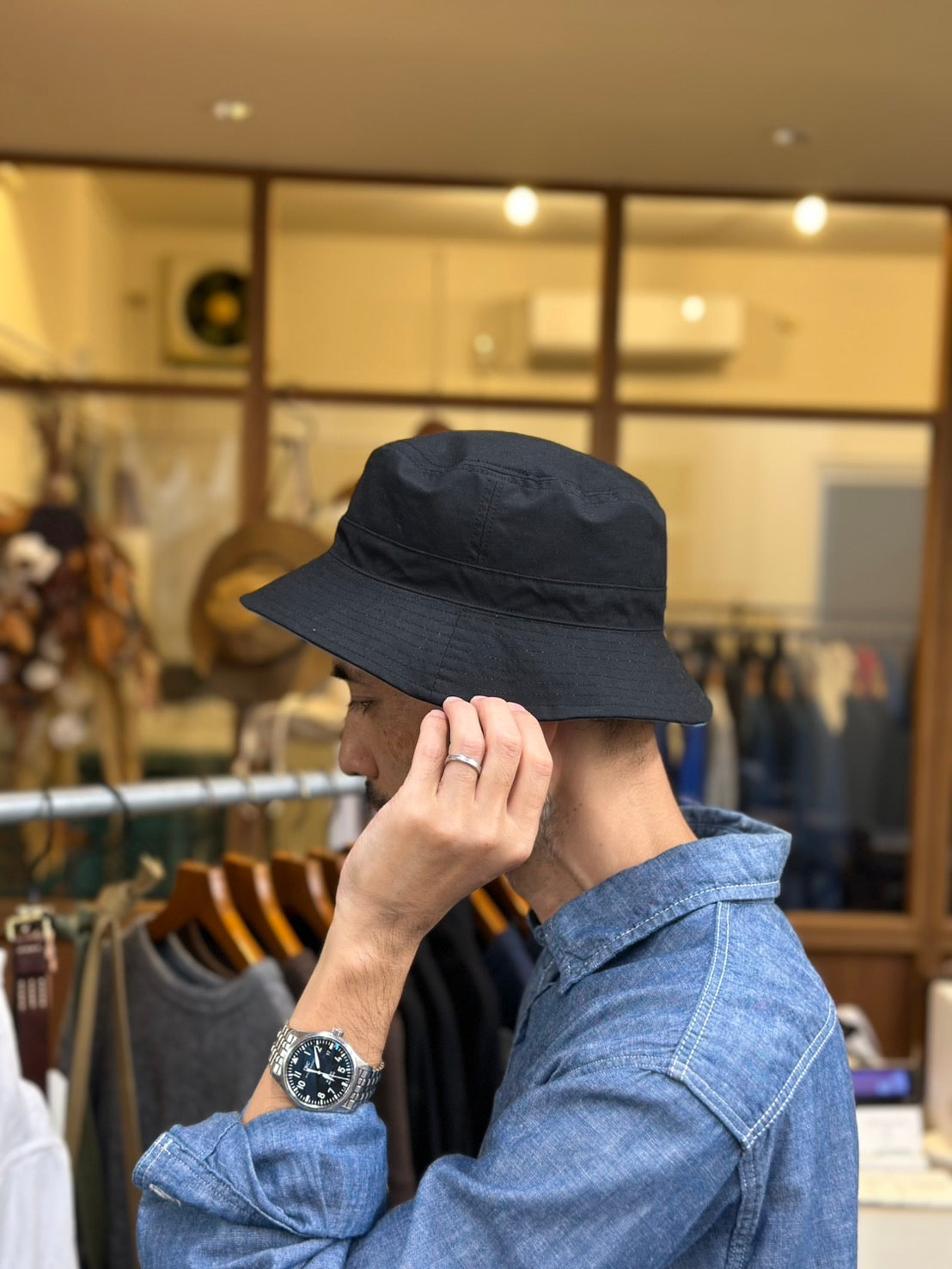 リバーシブルバケットハット / Reversible bucket hat