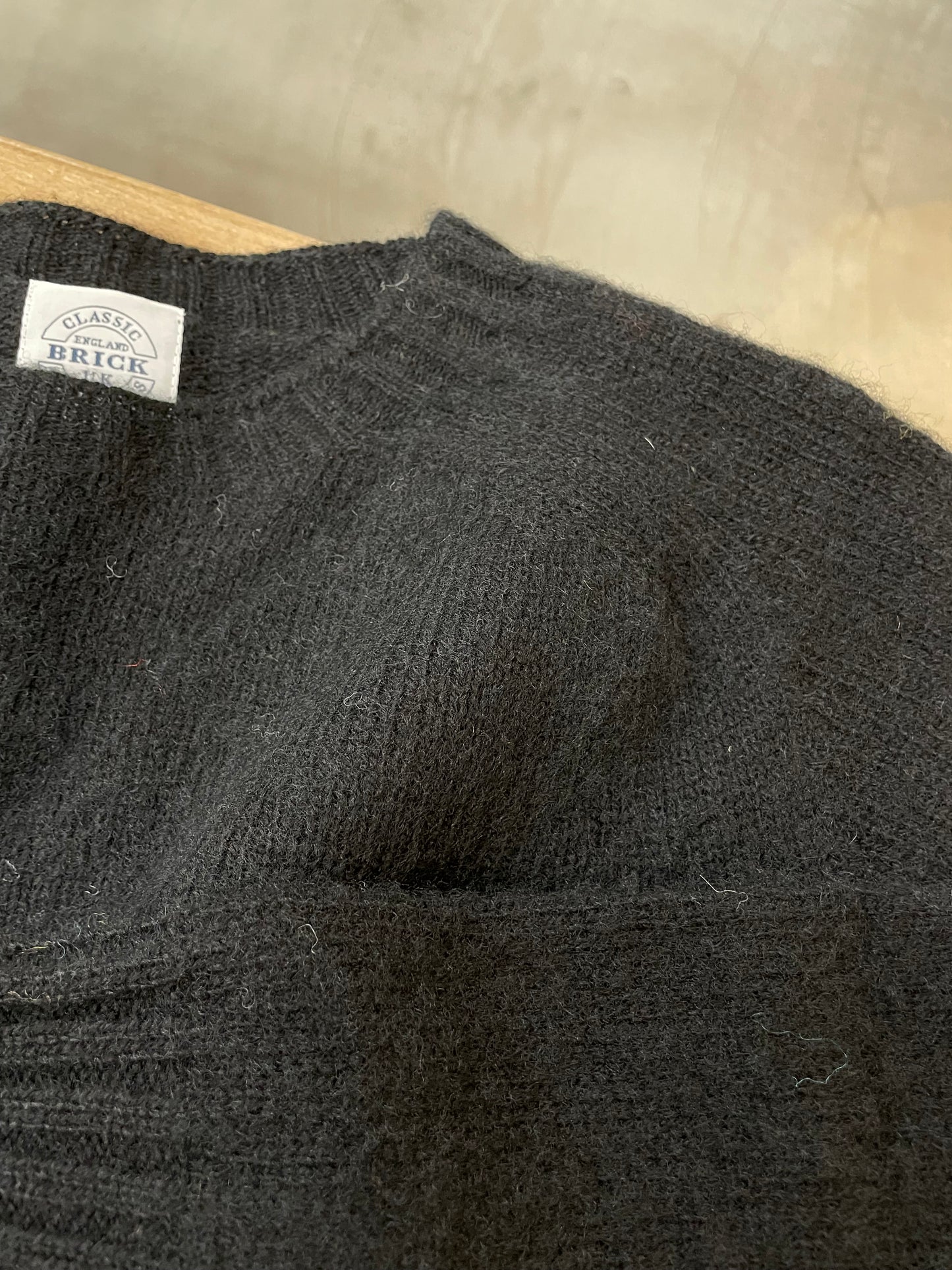 BRICK CREW NECK SWEATER / ブリック　クルーネックセーター