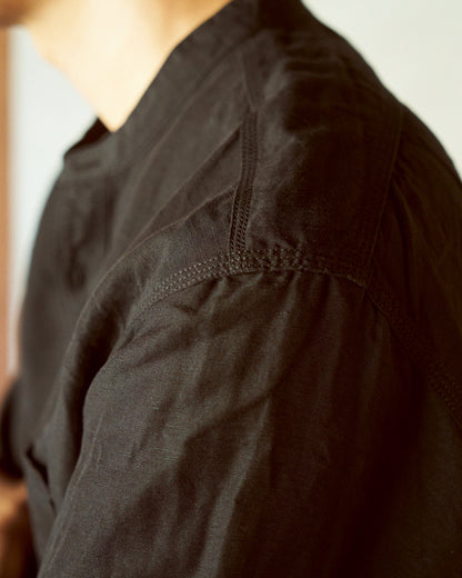 スタンドカラーワークシャツ / Stand collar work shirt