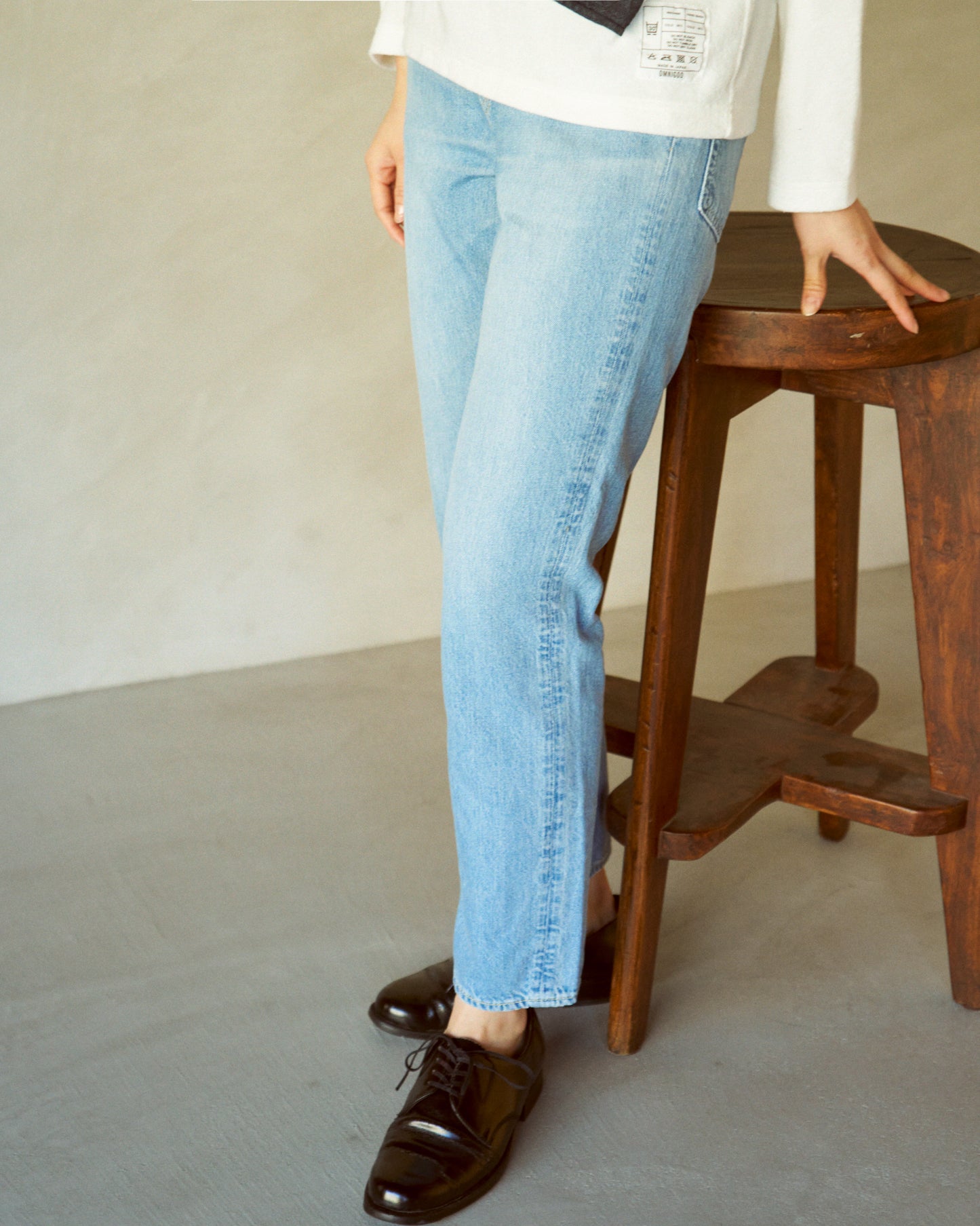 5P テーパードイージージーンズ / 5P tapered easy jeans