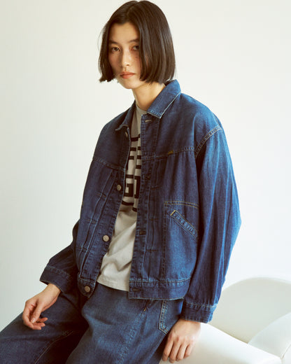 ショートワークジャケットユーズドウォッシュ / Short work jacket used wash