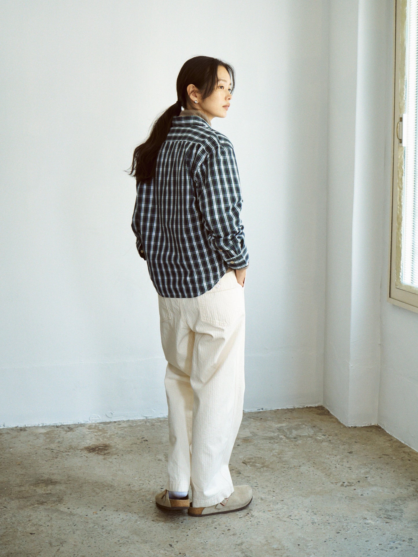 スプレッドカラーシャツ / Spread collar shirt